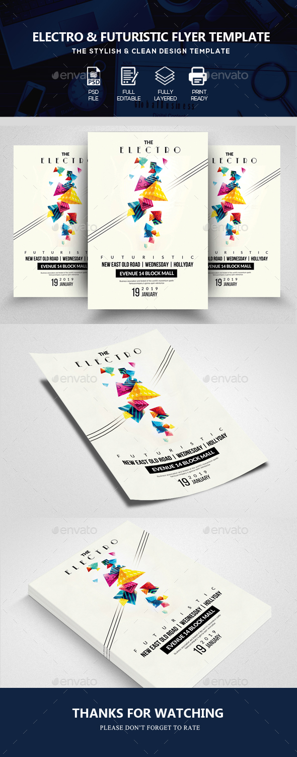 Futuristic Flyer - Clubs & Parties Events