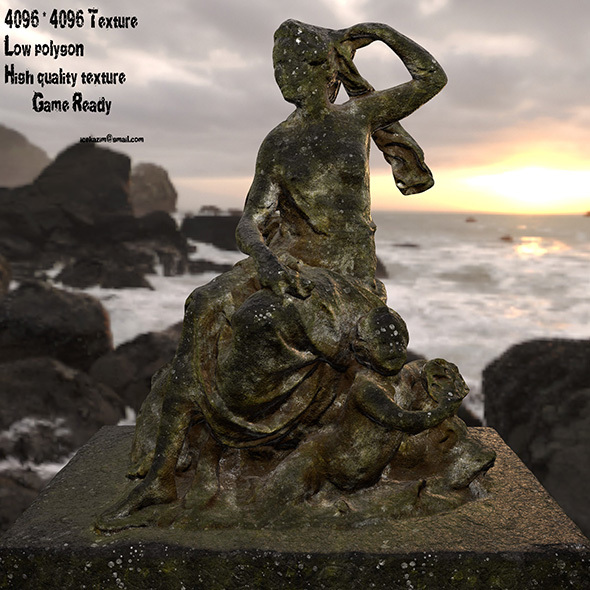 old statue - 3Docean 20715489