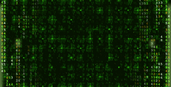 Green Hi-Tech Digital Futuristic Background