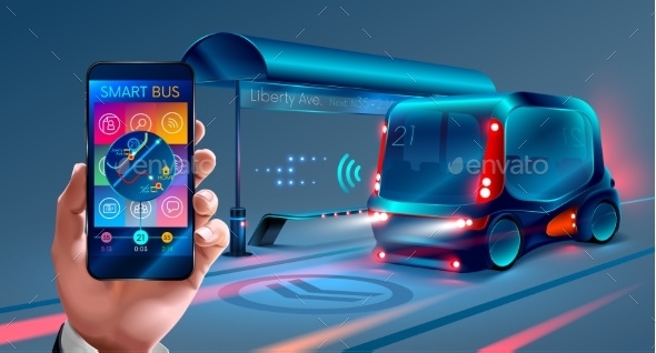 Application Interface for Mobile Phone Smart - Communications Technology