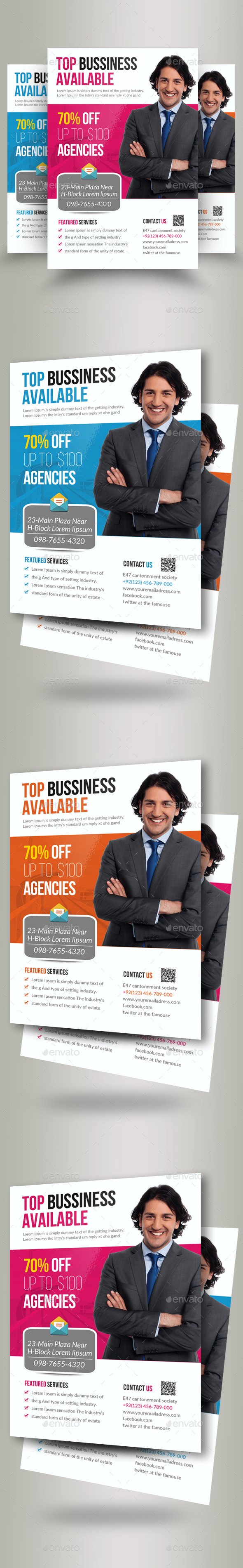 Business Marketing Consultant Flyers - Corporate Flyers
