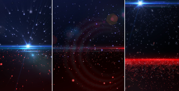 Red & Blue Particle (3 backgrounds)