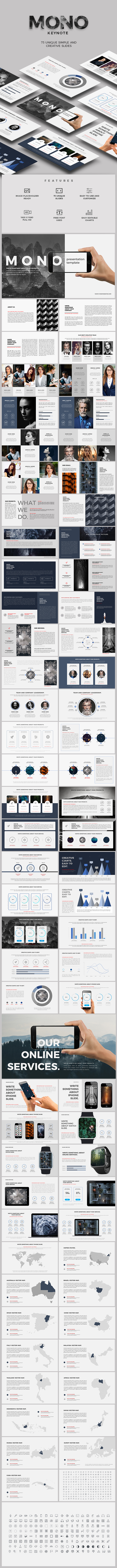 Mono Keynote - Keynote Templates Presentation Templates