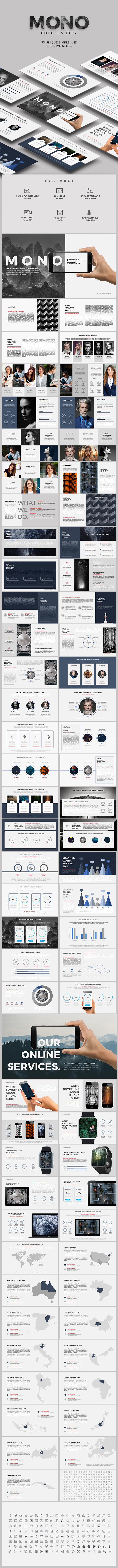 Mono Google Slides - Google Slides Presentation Templates