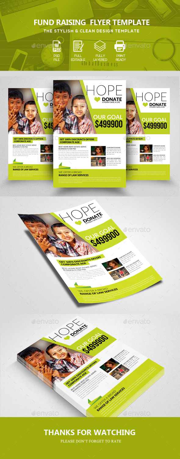 Donation & Charity Flyers - Corporate Flyers