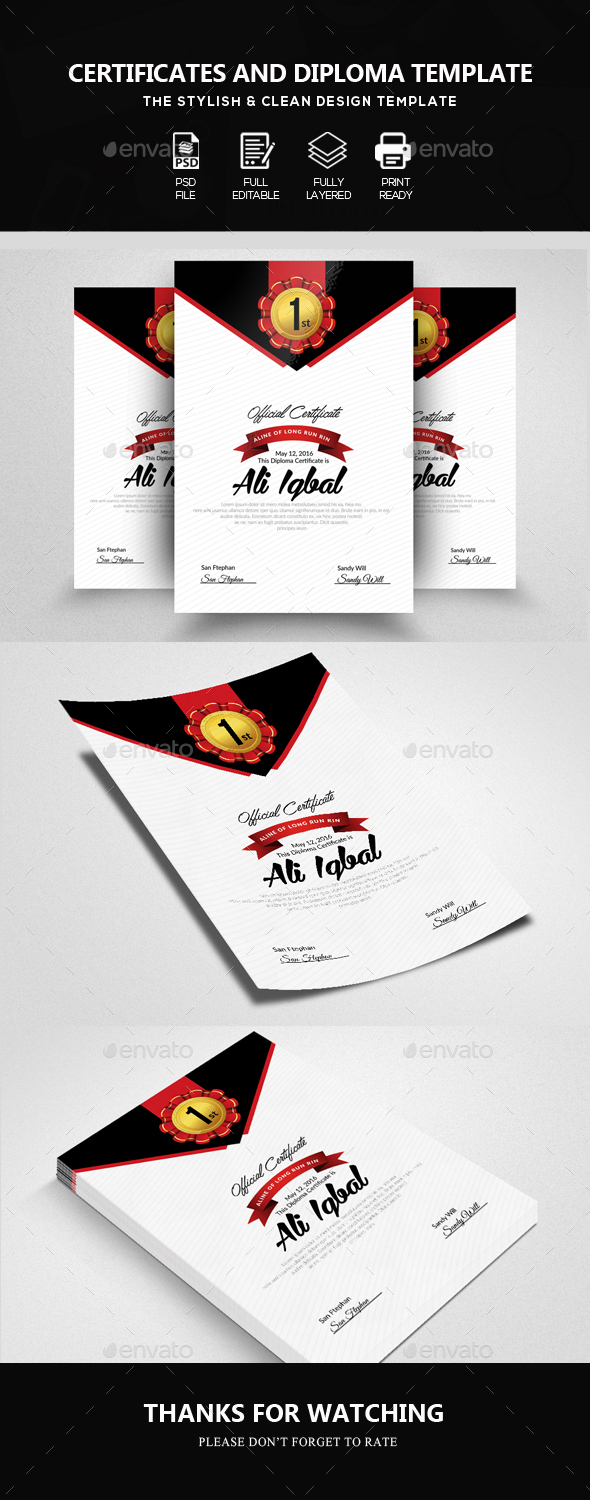 Educational Certificate Templates - Certificates Stationery