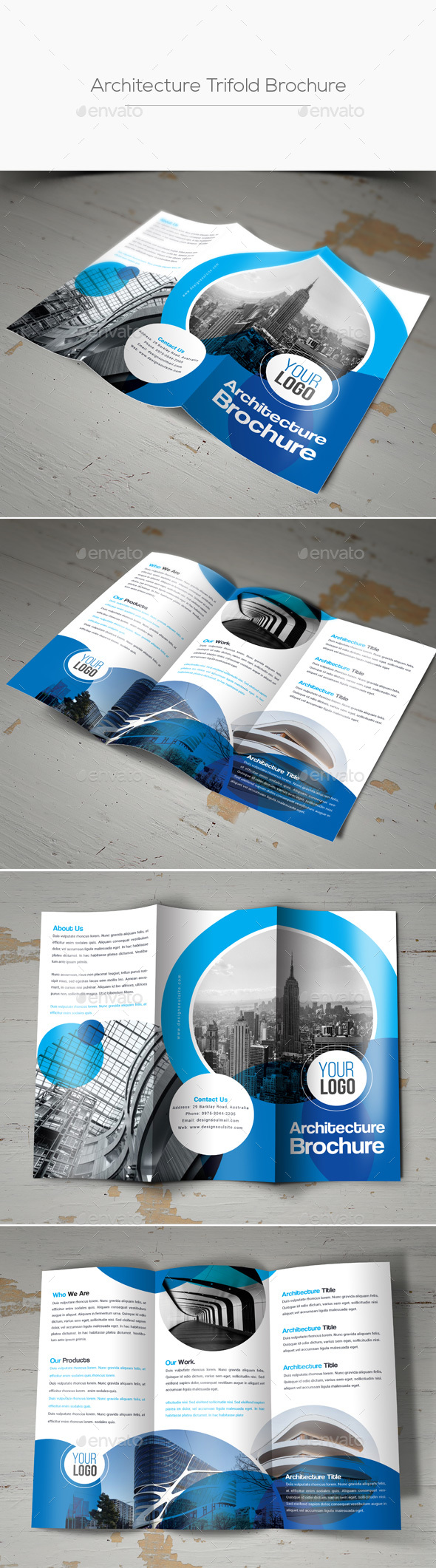 Architecture Trifold Brochure - Corporate Brochures