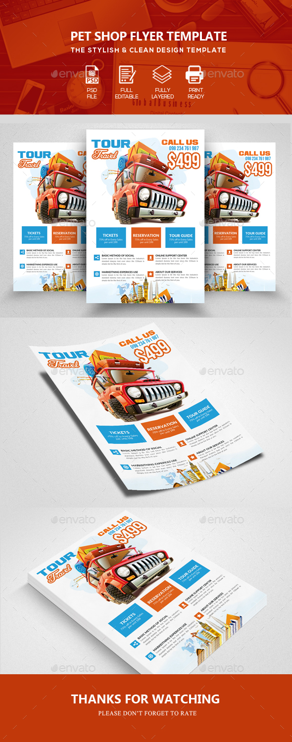 Tour & Travel Flyer - Holidays Events