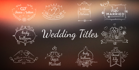 Wedding/Romantic Titles