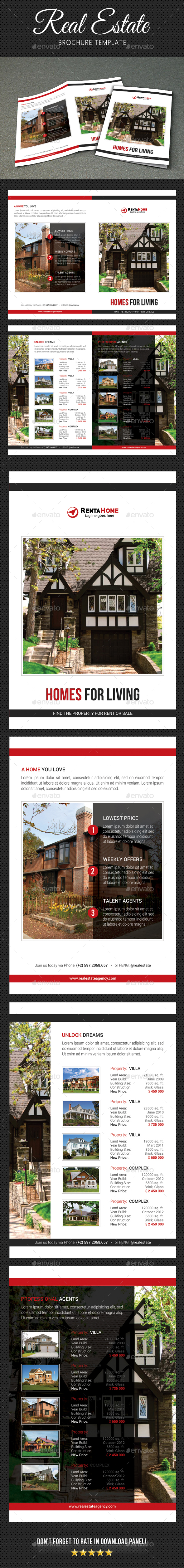 Real Estate Brochure - Brochures Print Templates