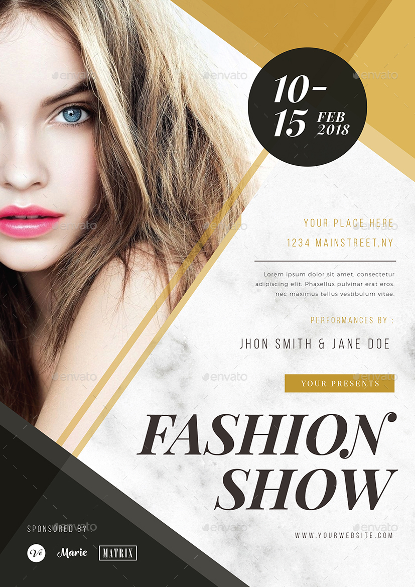 Fashion Show Flyer by vynetta | GraphicRiver