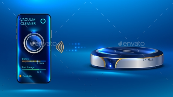 Smart Vacuum Cleaner - Man-made Objects Objects