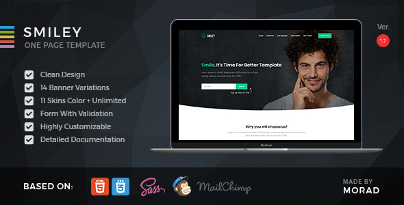 Smiley - HTML - ThemeForest 20434684