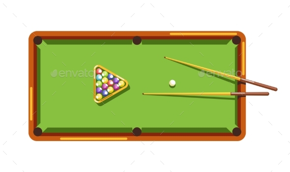 Billiard Table - Man-made Objects Objects