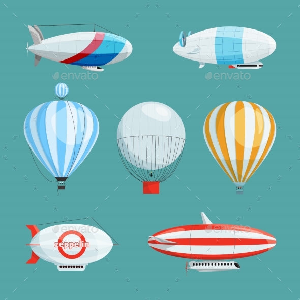 Zeppelins - Miscellaneous Vectors
