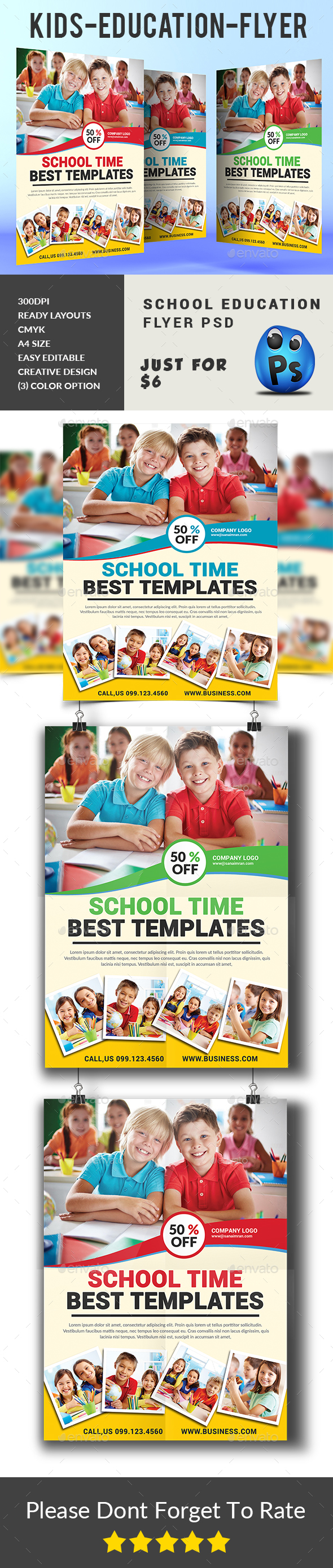 Kids Education Flyer - Corporate Flyers