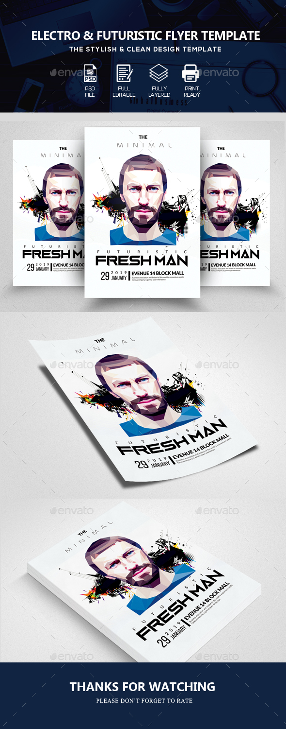 Futuristic Flyer - Clubs & Parties Events