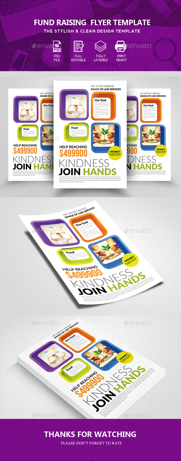 Donation / Fundraising & Charity Flyers - Corporate Flyers