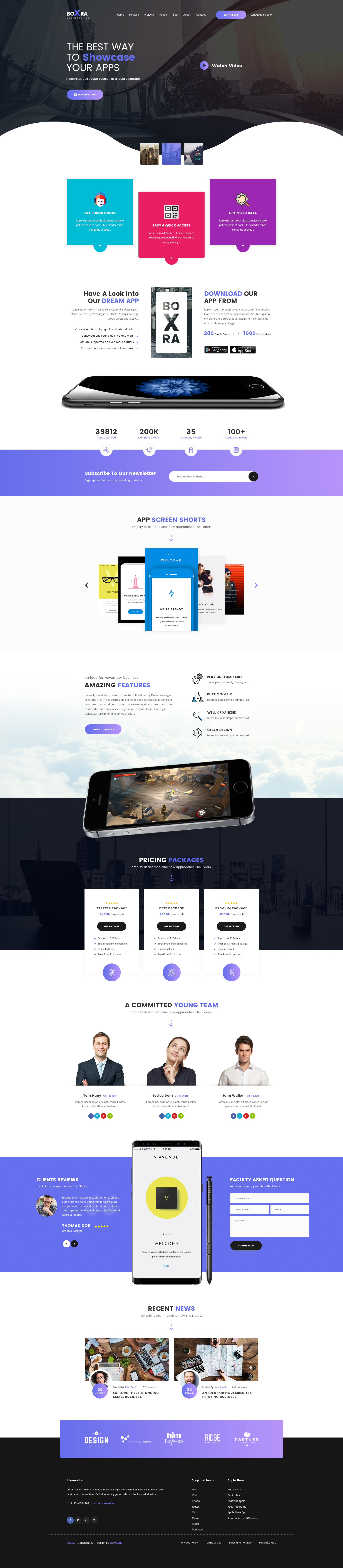 Boxra - Multipurpose PSD Template by themextic | ThemeForest