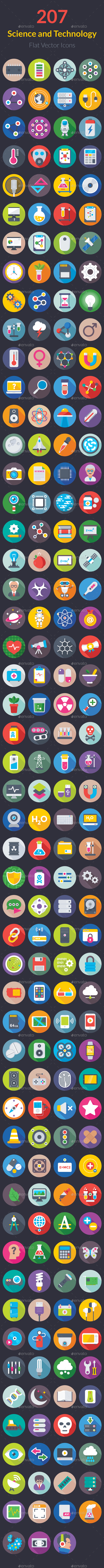 207 Science and Technology Flat Icon - Icons