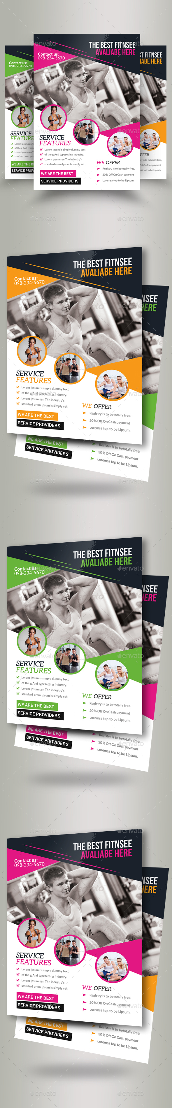 Body Fitness Gym Flyer