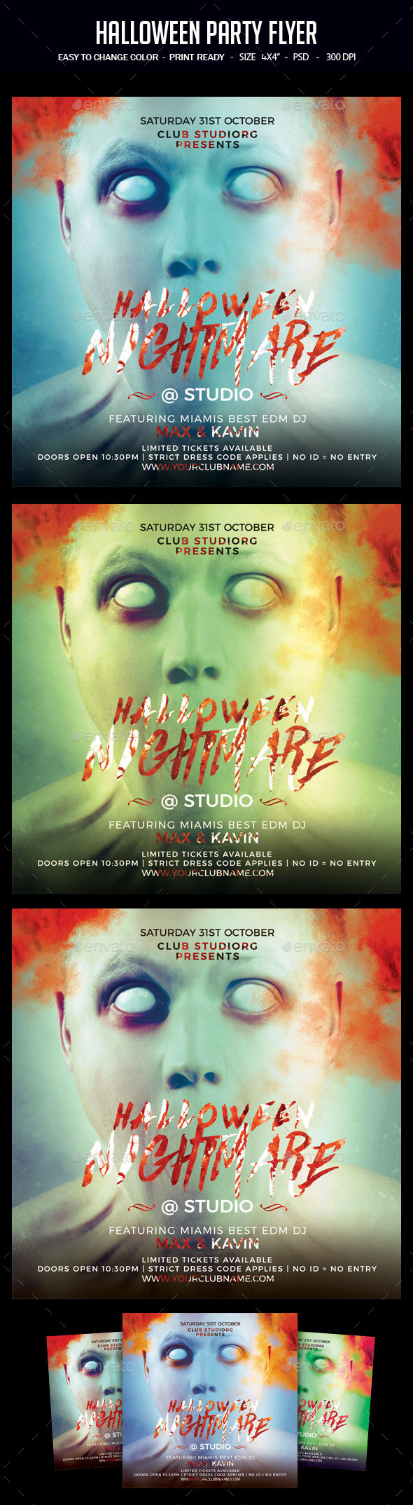 Halloween Party Flyer - Clubs & Parties Events