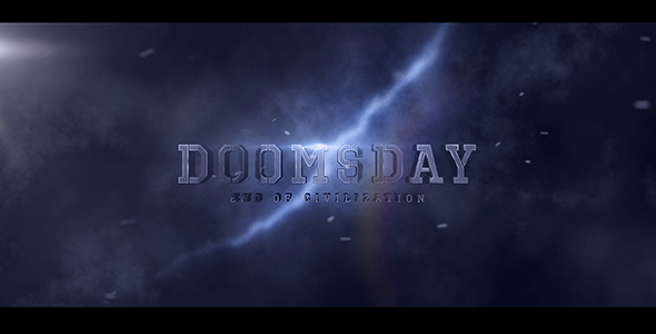 Doomsday Title design - VideoHive 20728676