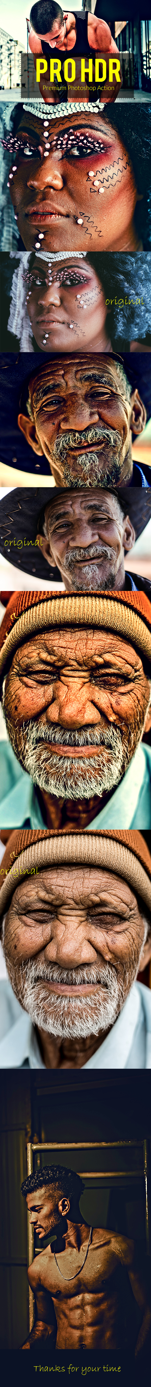 Pro HDR - Premium Photoshop Action - Photo Effects Actions