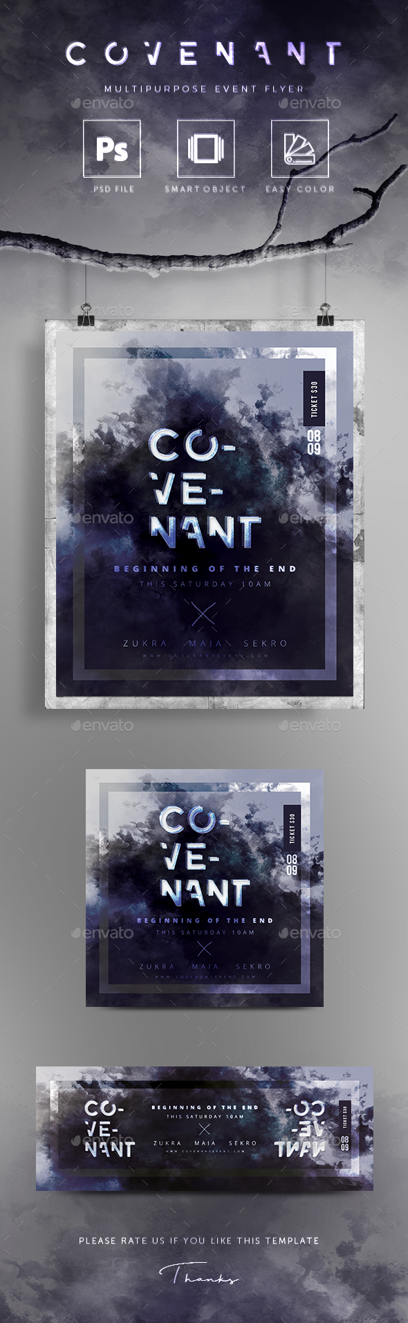Covenant Poster / Flyer - Events Flyers