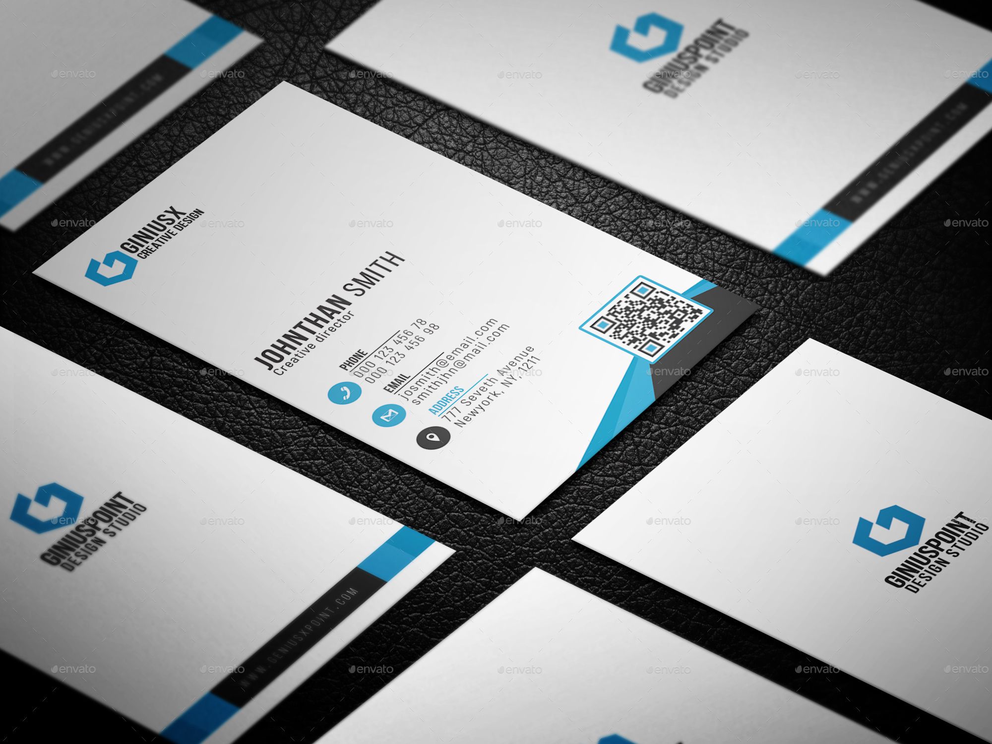 Corporate Business Card by GeniusPoint | GraphicRiver