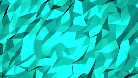 Blue Triangles Background