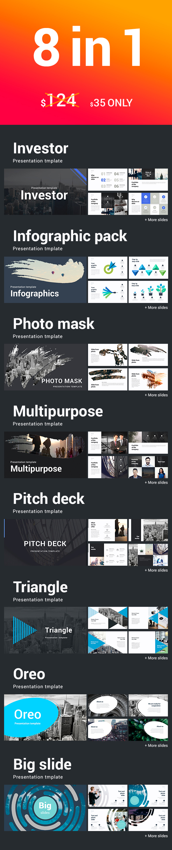 8 in 1 Powerpoint Bundle - Business PowerPoint Templates