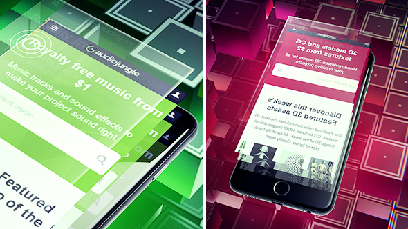 Mobile Application 3D - VideoHive 20595570