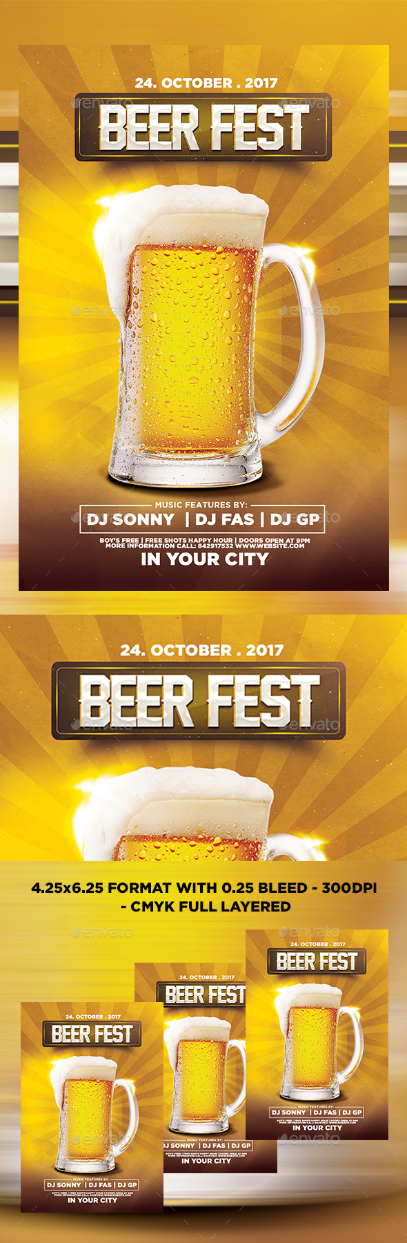 Beer Fest Flyer - Print Templates