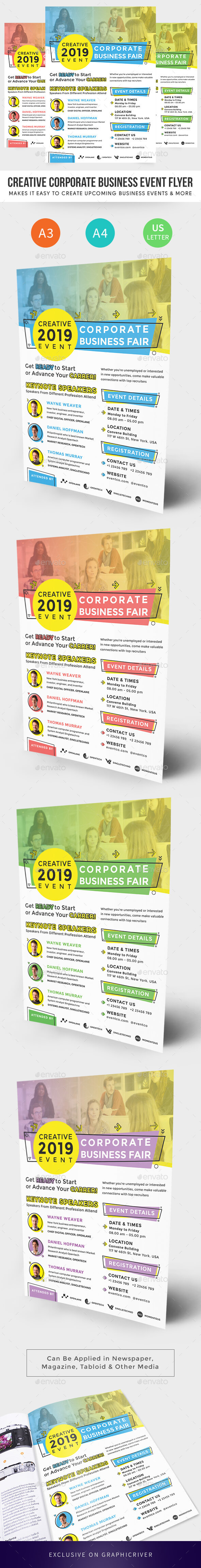 Creative Corporate Business Event Flyer - Corporate Flyers