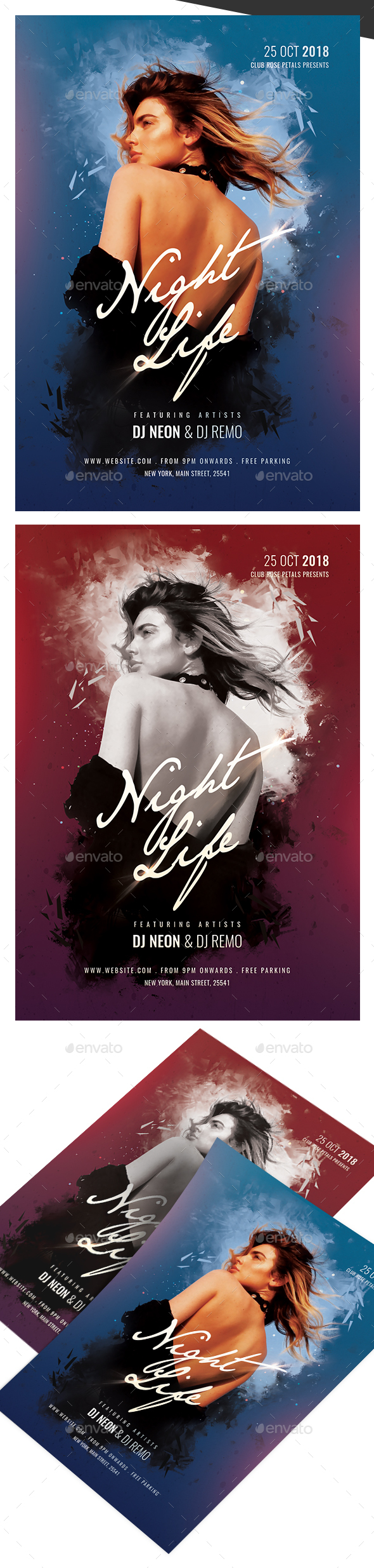 Night Life Party Flyer - Clubs & Parties Events