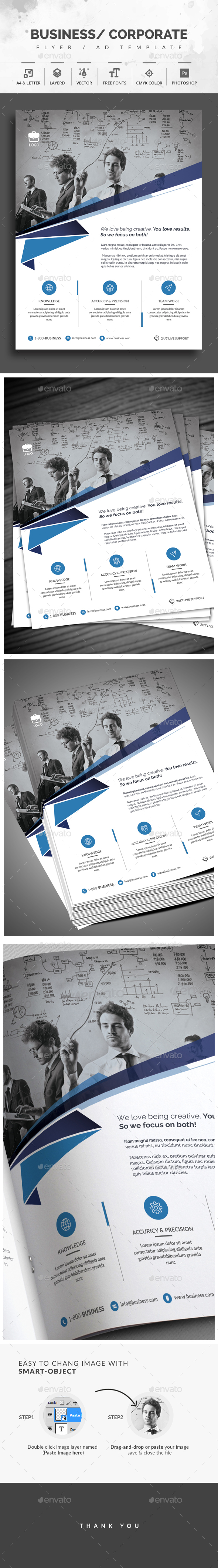 Corporate Flyer / AD Template - Corporate Flyers