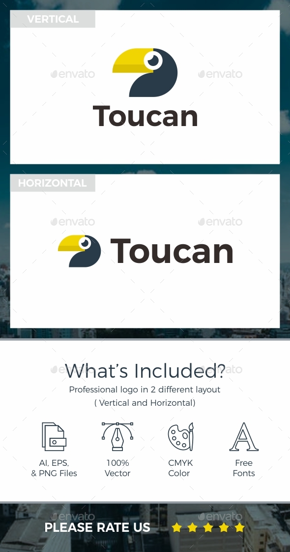 Toucan Logo - Animals Logo Templates