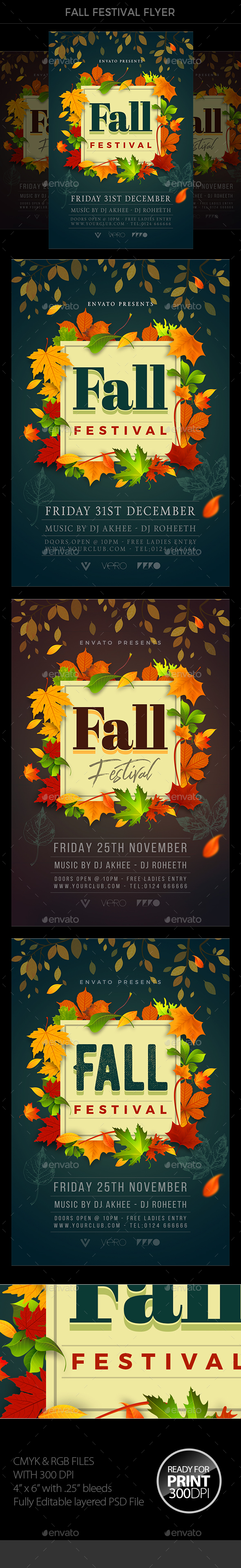 Fall Festival Flyer - Events Flyers