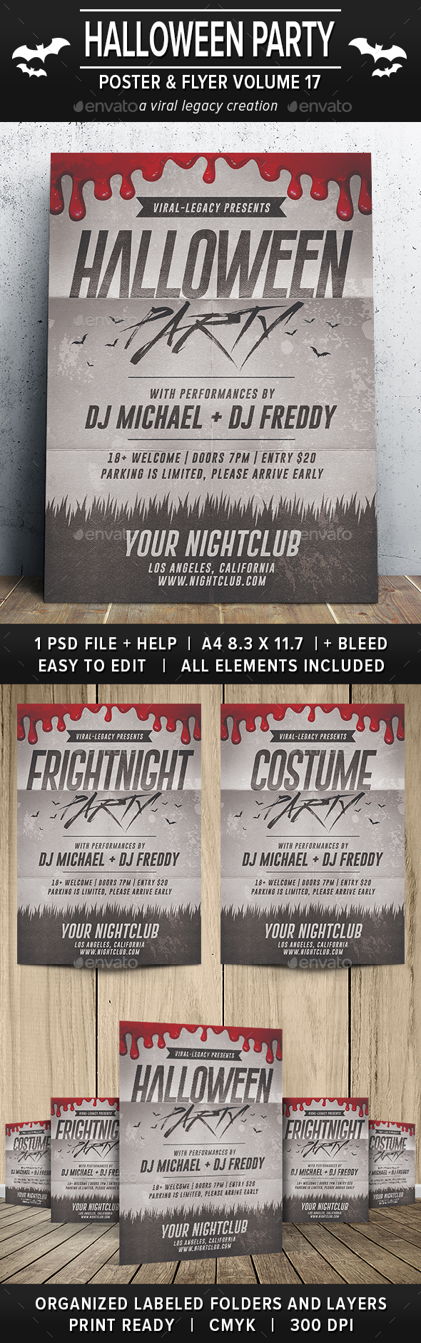 Halloween Party Poster / Flyer V17