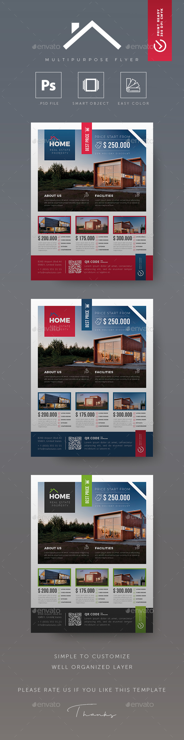Real Estate Flyer - Flyers Print Templates