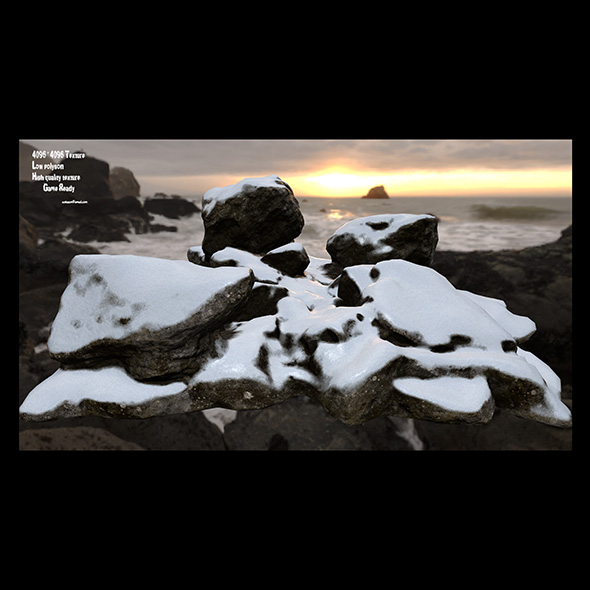 snow rocks - 3Docean 20737803