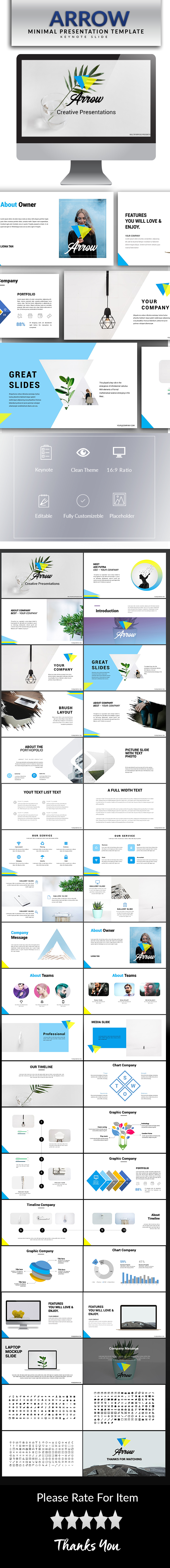 Arrow Keynote Template - Keynote Templates Presentation Templates