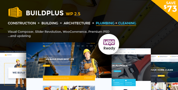 Construction WordPress | Build+ Construction - Business Corporate