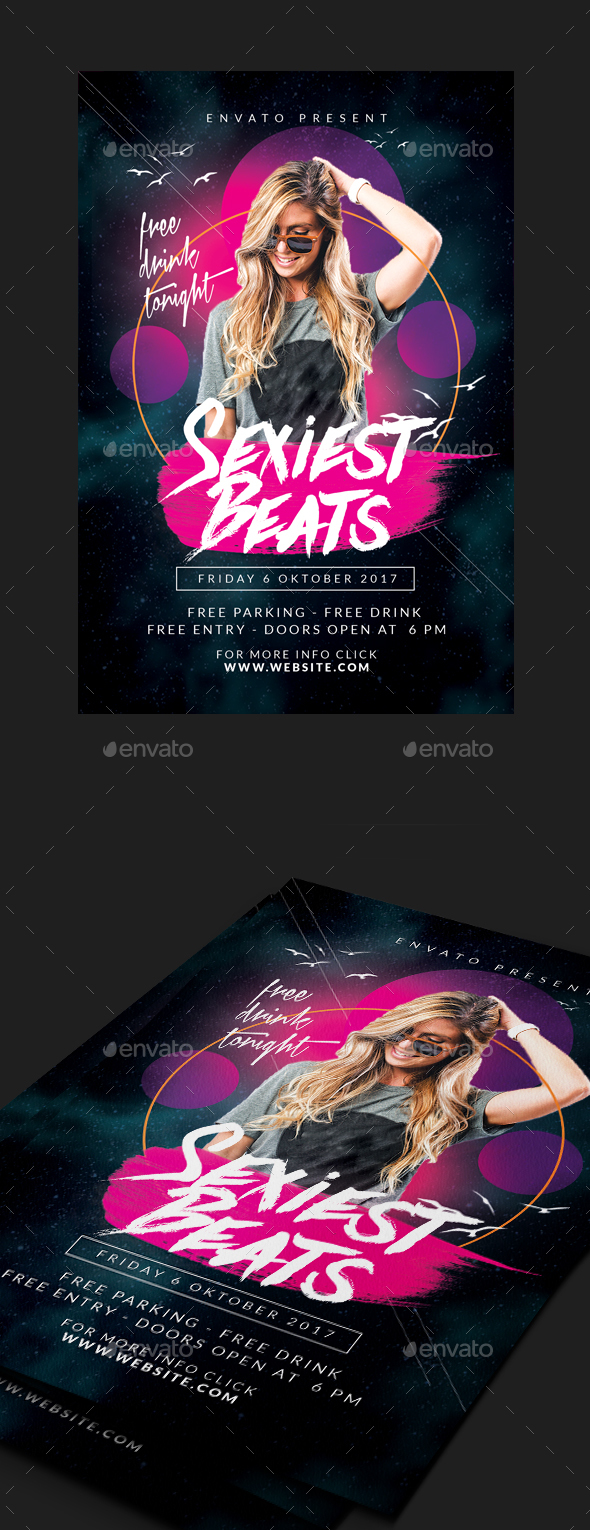 Guest Dj Party Flyer - Clubs & Parties Events