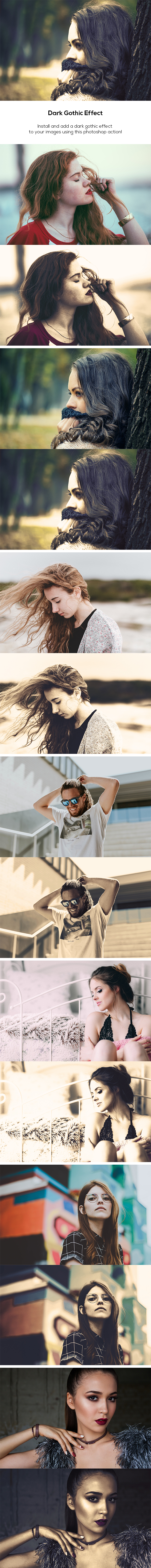 Dark Gothic Effect - Photo Effects Actions