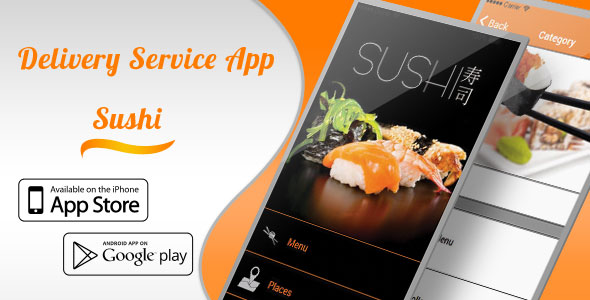 Sushi Delivery Service and Restaurant App