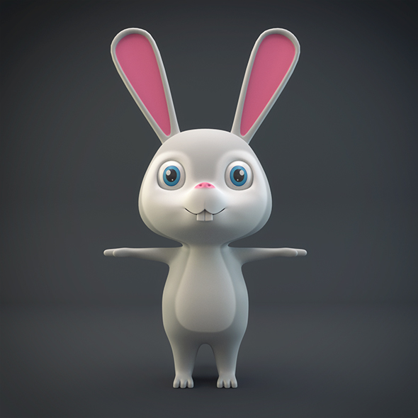 Cartoon Rabbit - 3Docean 20740940