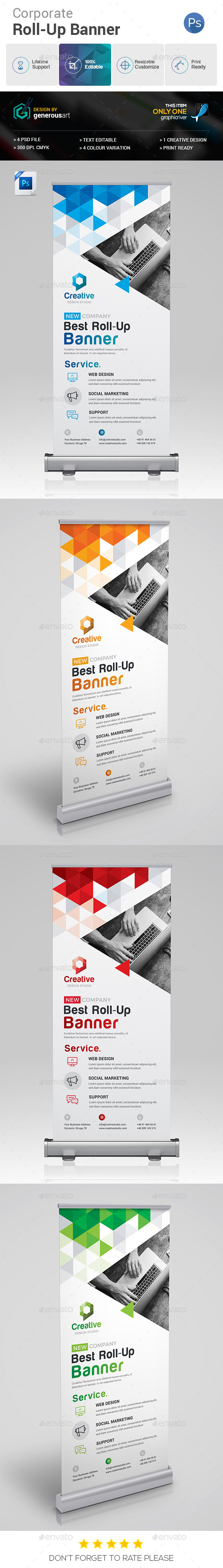 Roll-up Banner - Signage Print Templates
