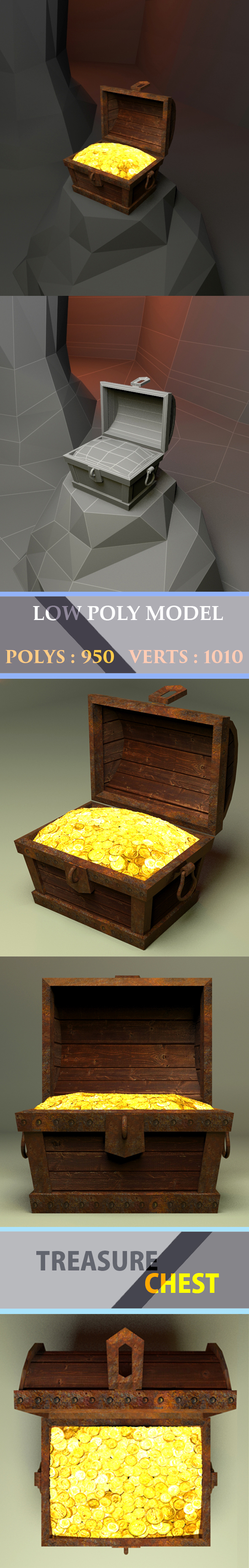 Treasure chest Low - 3Docean 20742428